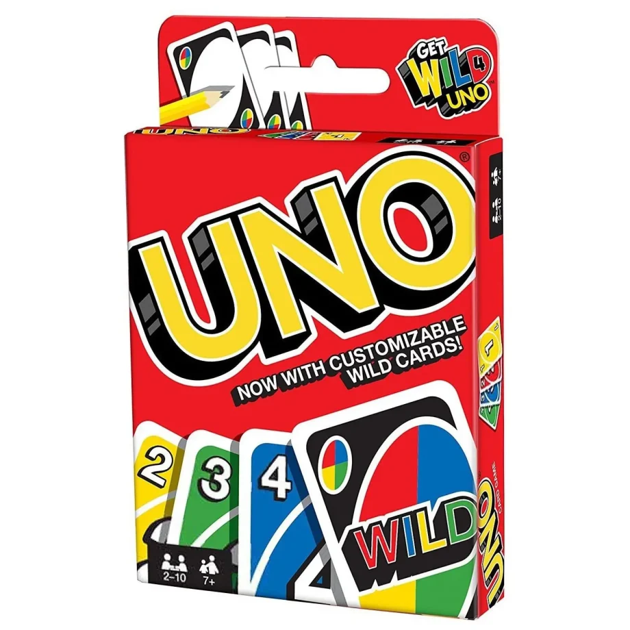 UNO Card Game with Customizable Wild Cards